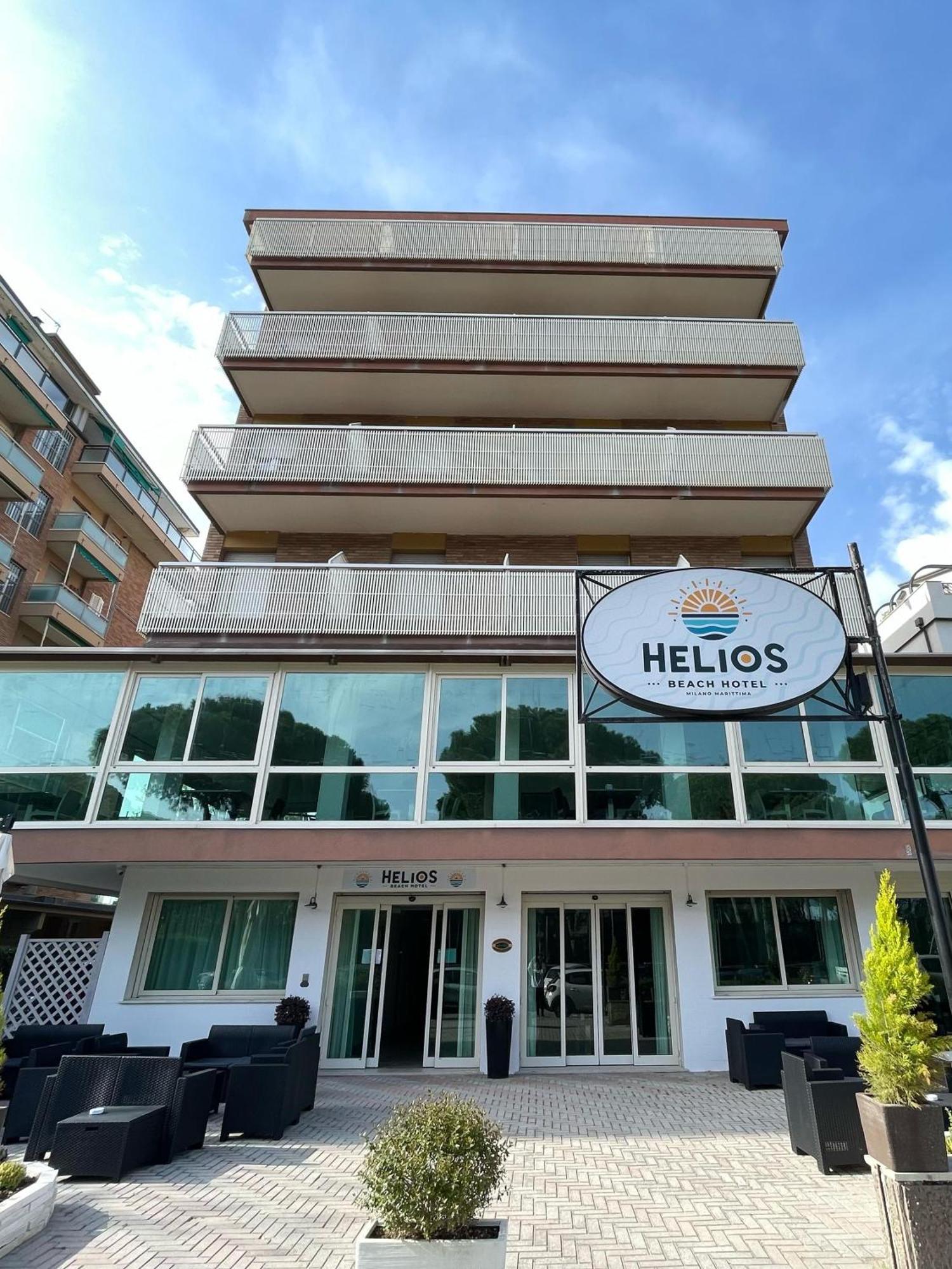Hotel Helios Beach Milano Marittima Kültér fotó